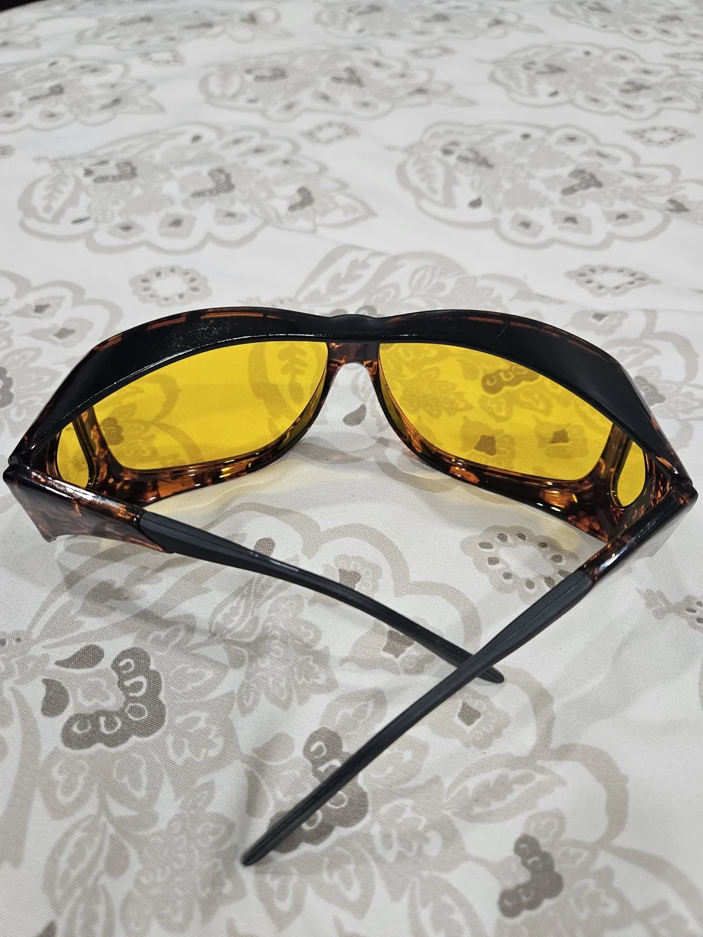 Yellow Lens Tortoiseshell Women's Sunglasses